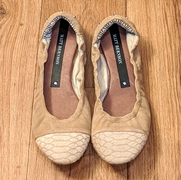 Matt Bernson Shoes - Matt Bernson Calf Hair Suede Flats